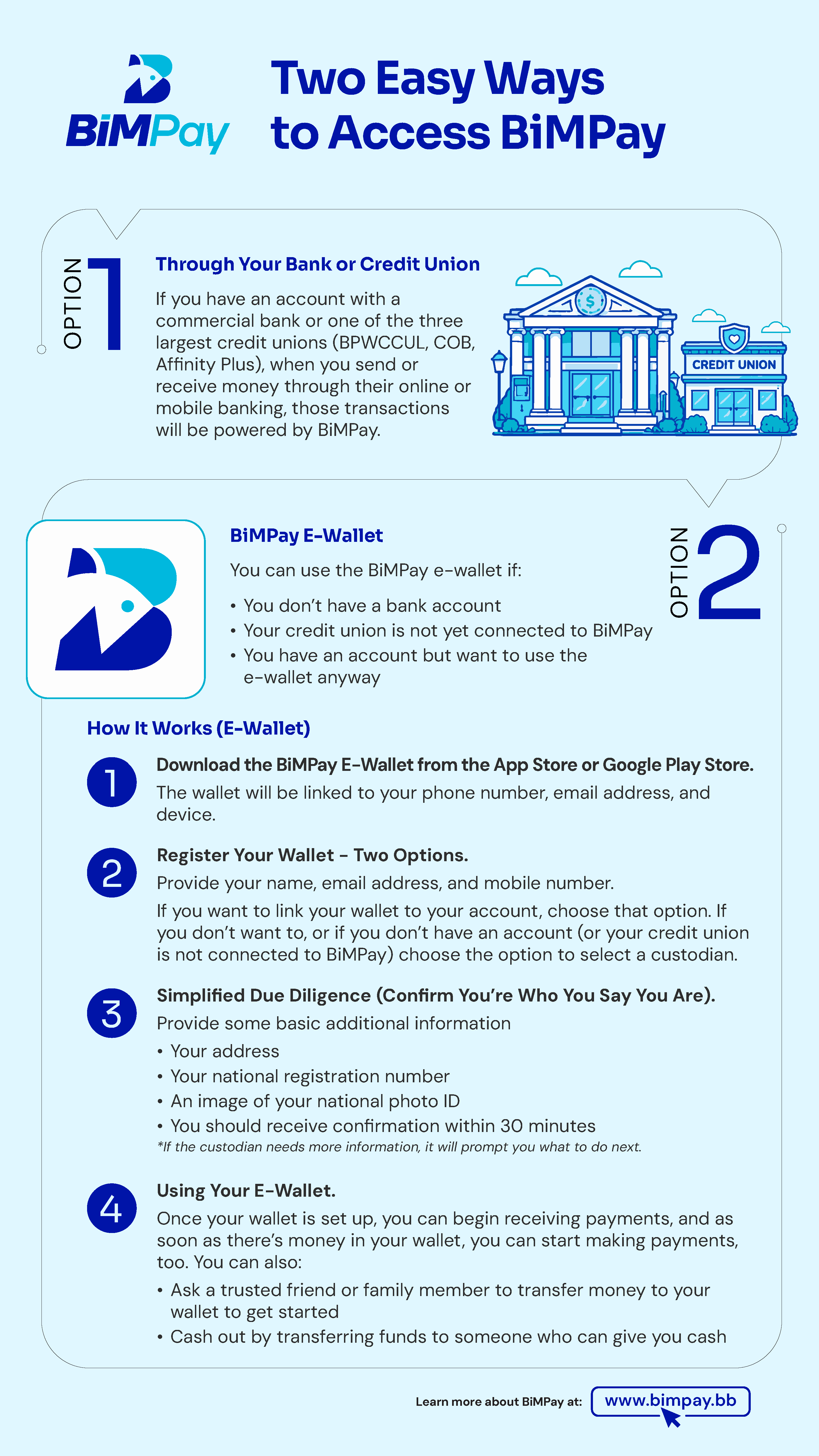Two Ways to Access BiMPay